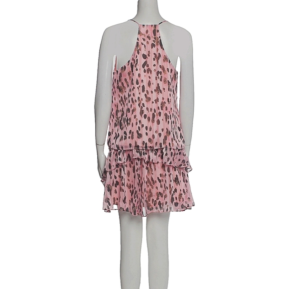 Milly top sleeveless singlet pink animal print size 10 - Picture 2 of 16